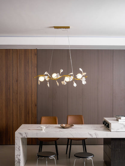 Lunaris Gingko Chandelier