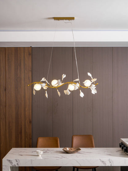 Lunaris Gingko Chandelier