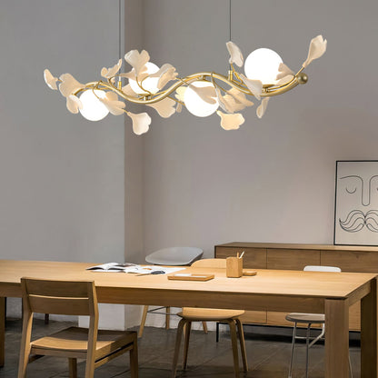 Lunaris Gingko Chandelier
