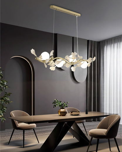 Lunaris Gingko Chandelier