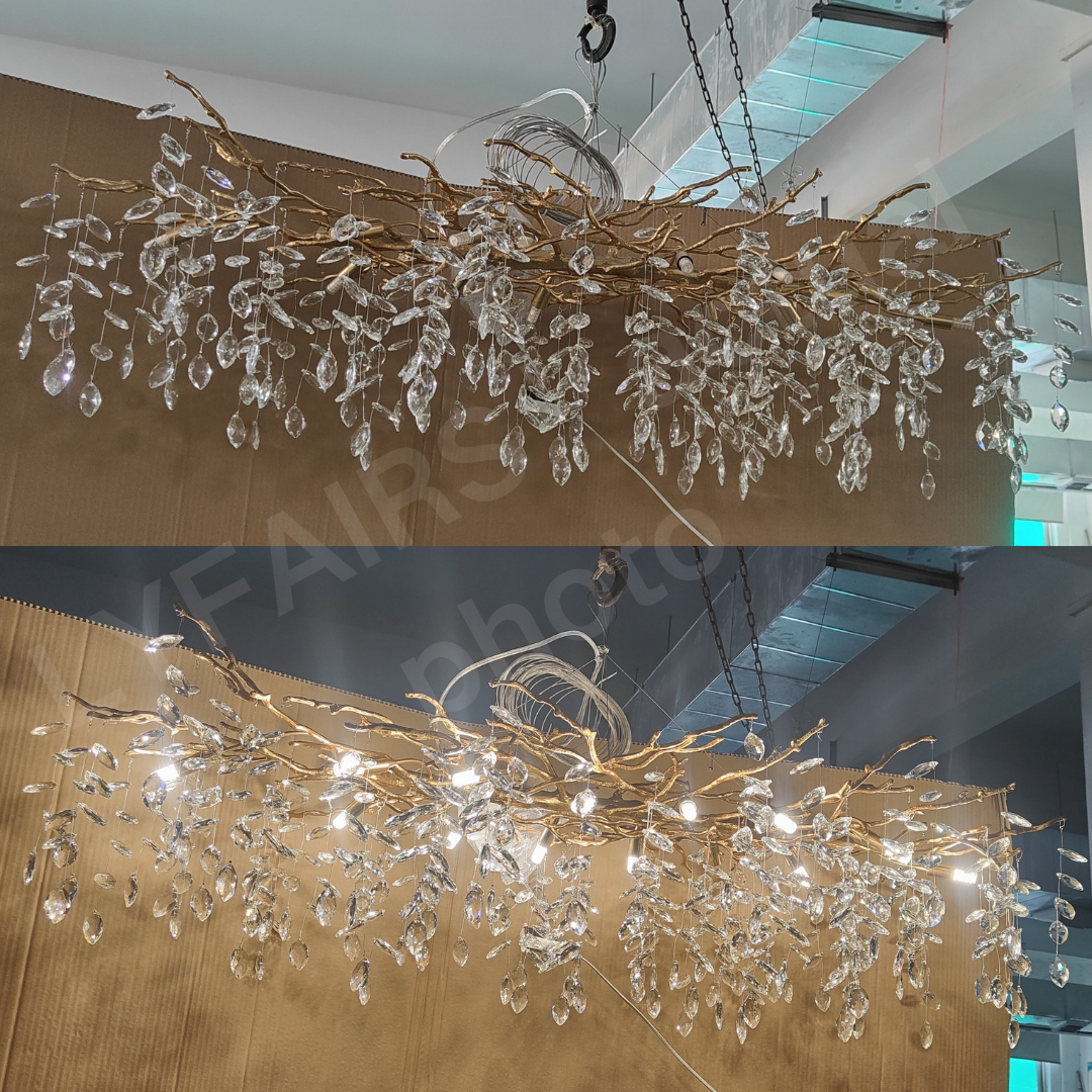 Sculptural Branch-Inspired Statement Pendant Light