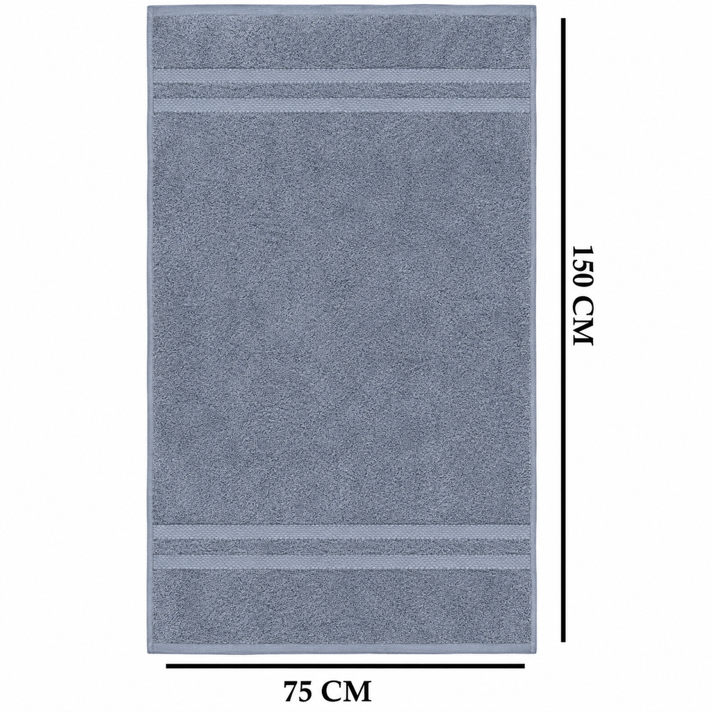 4-Piece Jumbo Bath Towel Set - Quick Dry Bathroom Towels