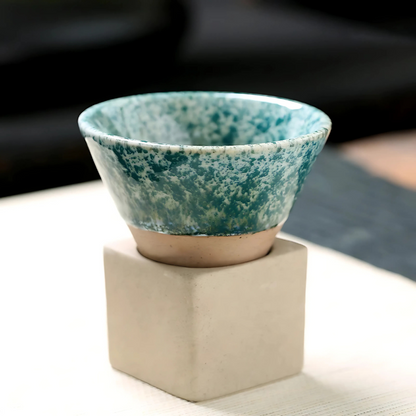 2‑Piece Traditional Mug Set with Artful Glaze