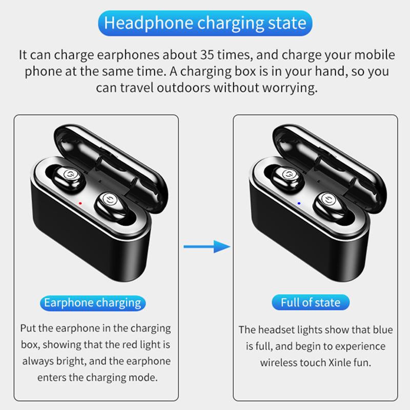 Compact Wireless Sport Headphones with Waterproof Design