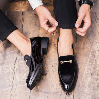 Men's Formal Slip-On Loafers Sleek Italian-Inspired Design