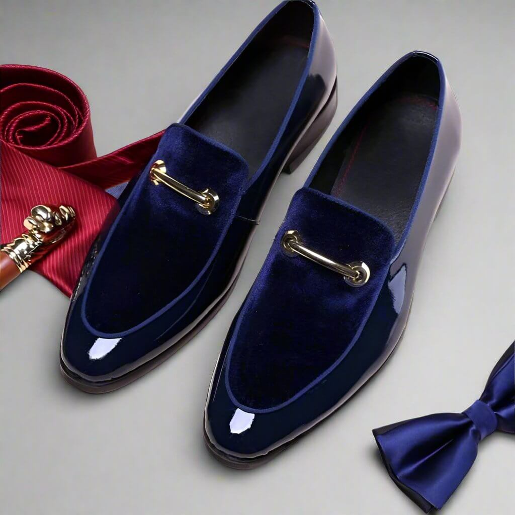 Men's Formal Slip-On Loafers Sleek Italian-Inspired Design