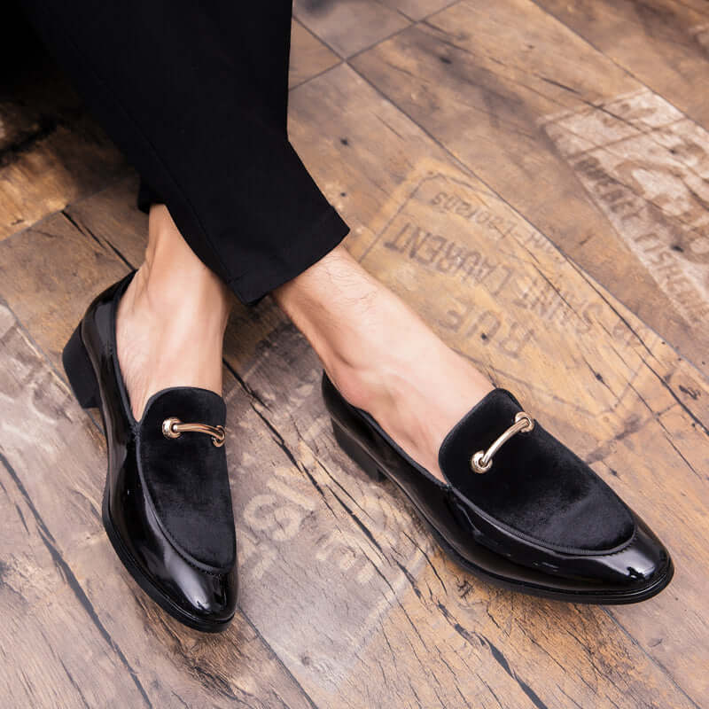 Men's Formal Slip-On Loafers Sleek Italian-Inspired Design