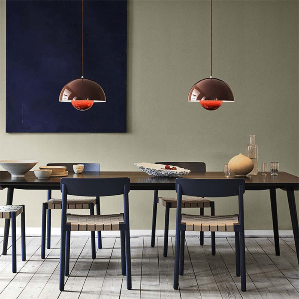 Colourful Half-Moon Pendant Hanging Light