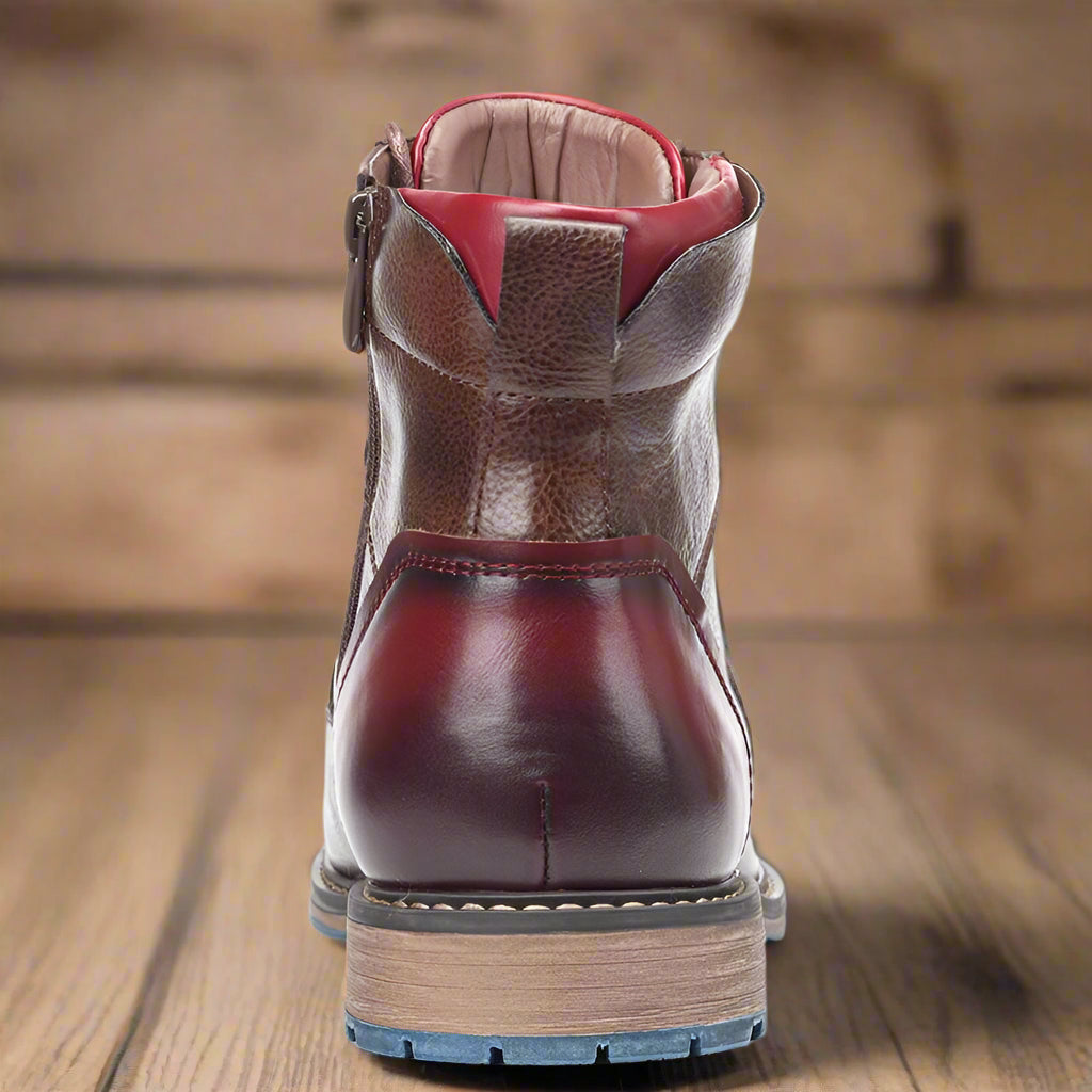 Men's Formal Oxford Boots Timeless Closed-Lace Style