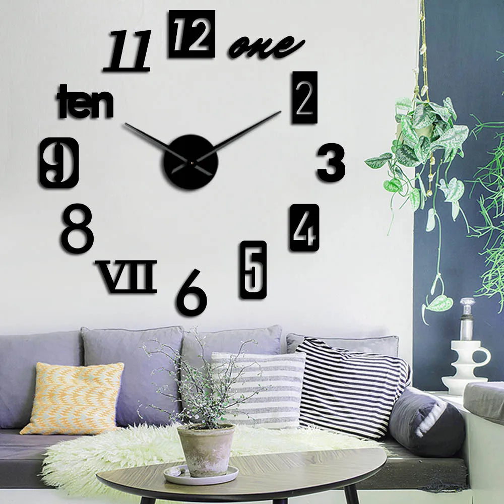 Decorative Round Wall Clock for Home Décor