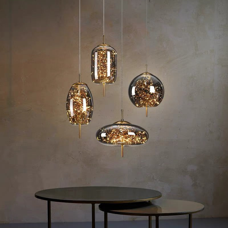 Contemporary Pendant Light LED Hanging Ceiling Fixture