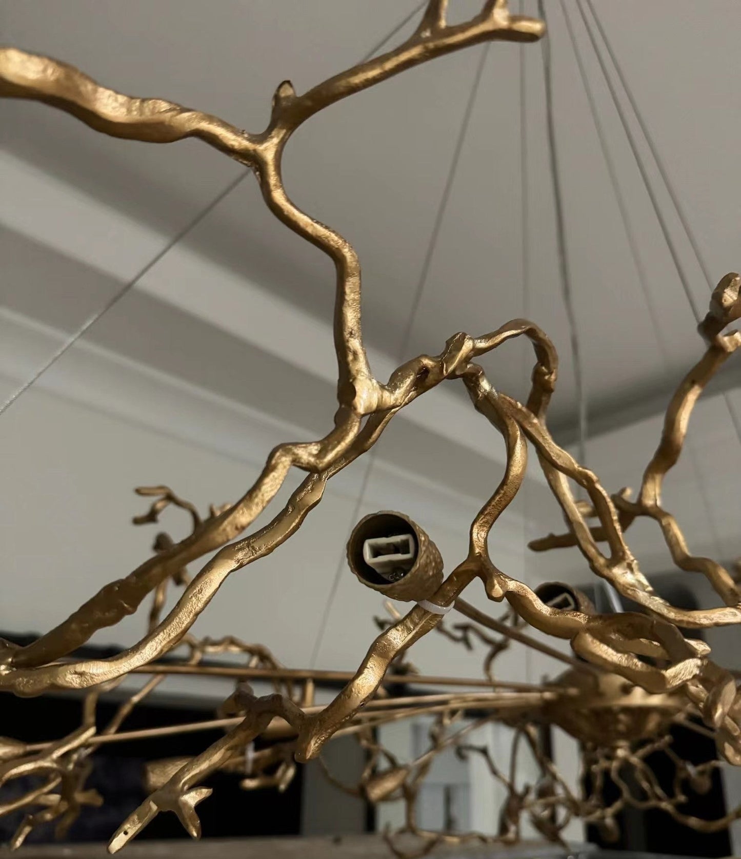 Sculptural Branch-Inspired Statement Pendant Light