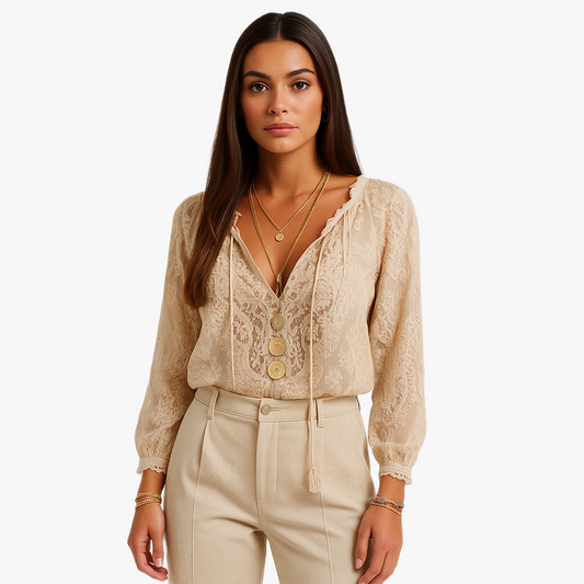 Chic Bohemian Women’s Summer Blouse