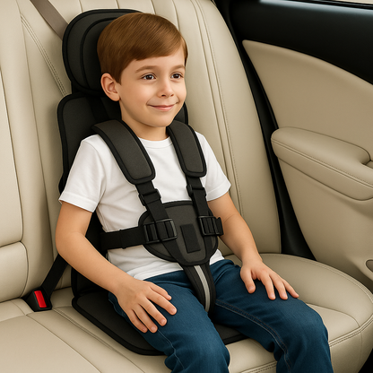 Portable Car Seat for Kids Compact Adjustable Travel Booster