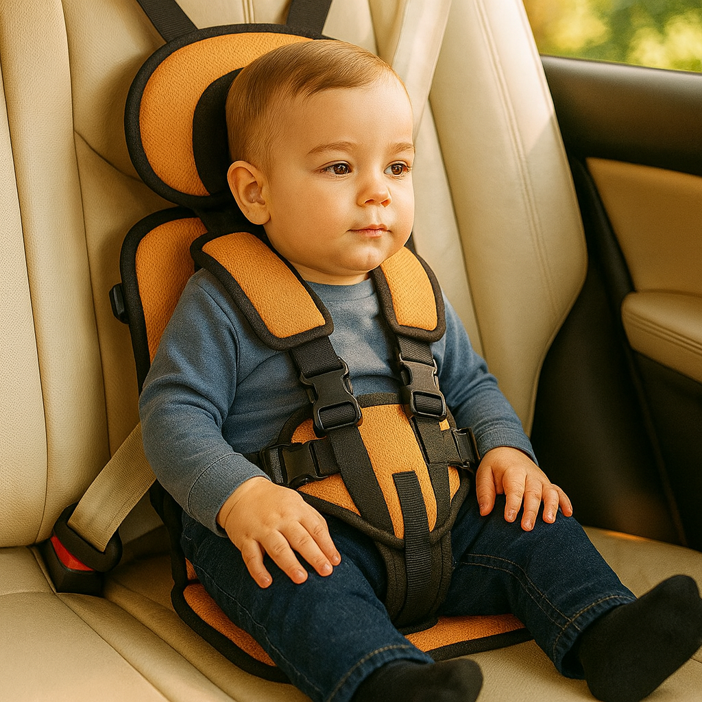 Portable Car Seat for Kids Compact Adjustable Travel Booster
