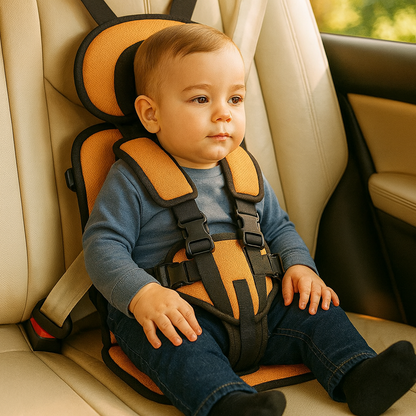 Portable Car Seat for Kids Compact Adjustable Travel Booster