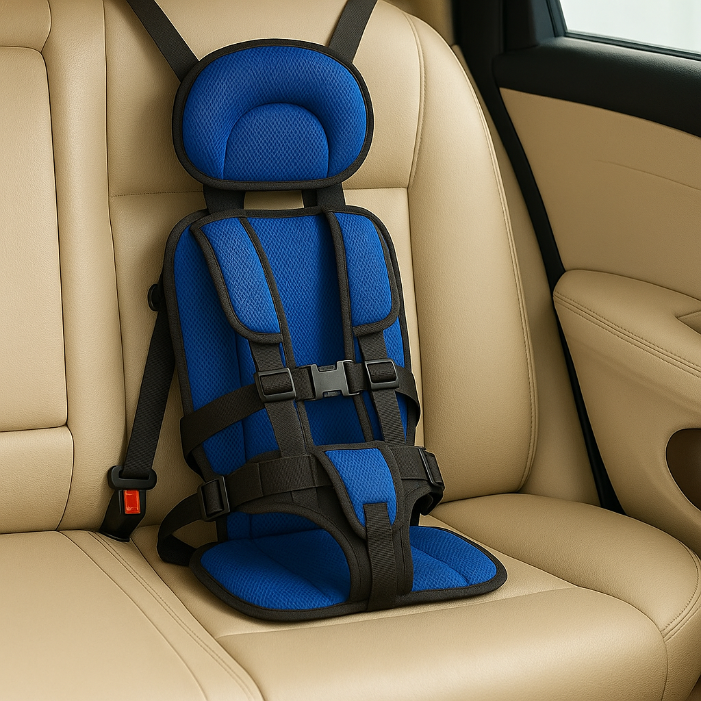 Kids Travel Booster Seat Portable Safety Belt for Car Journeys