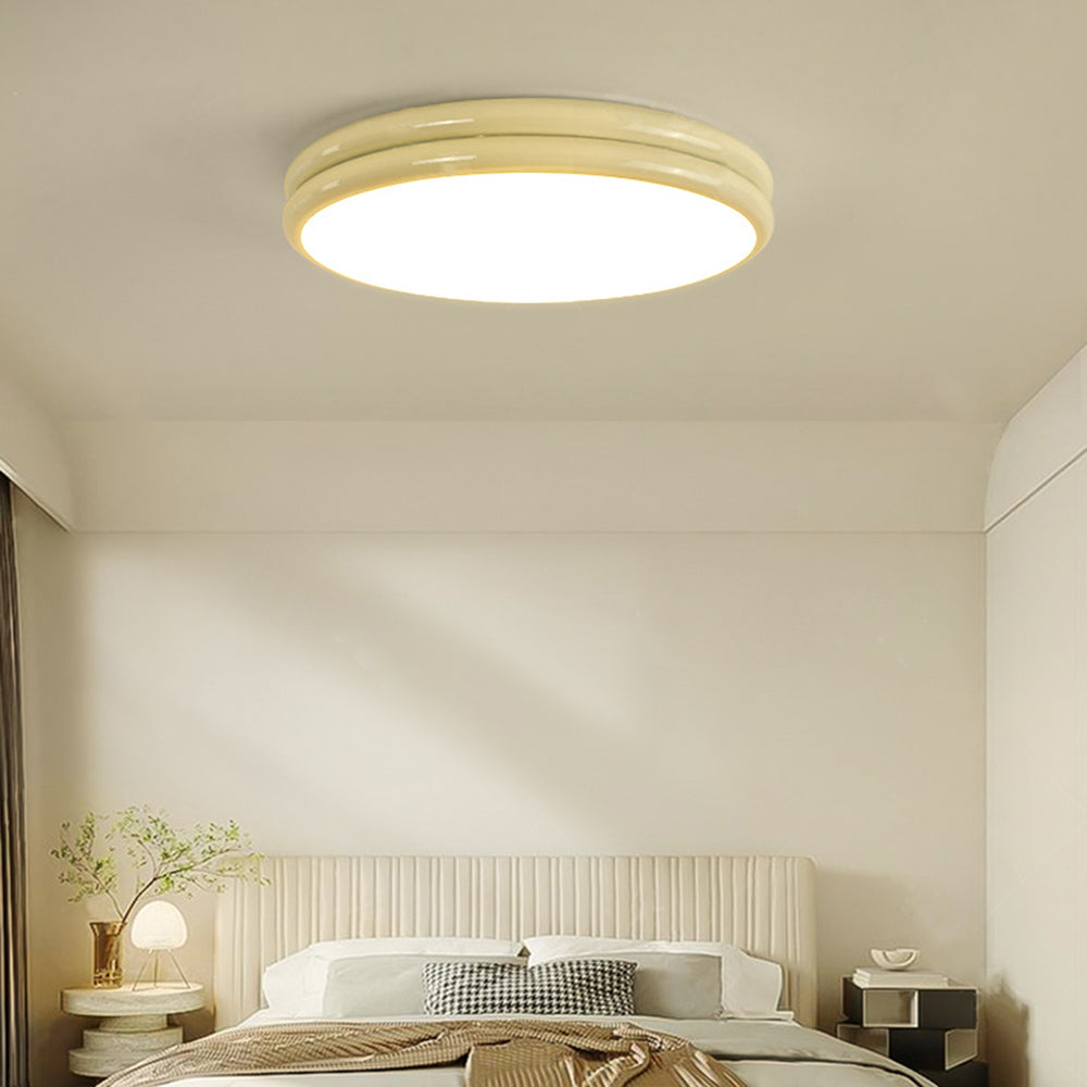 Modern Flush Mount Ceiling Light Minimal Round LED Design