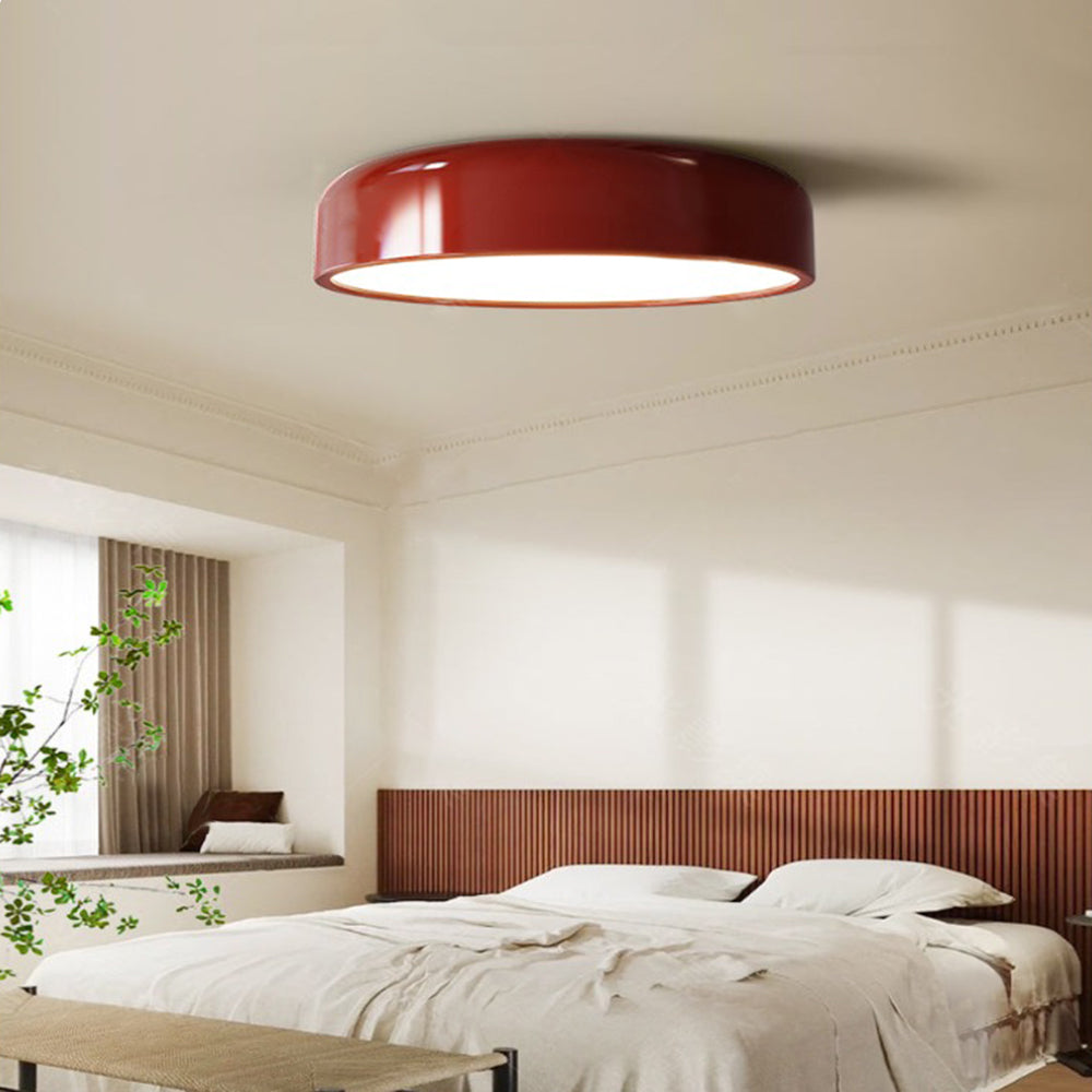 Modern Round LED Ceiling Light with Adjustable Brightness
