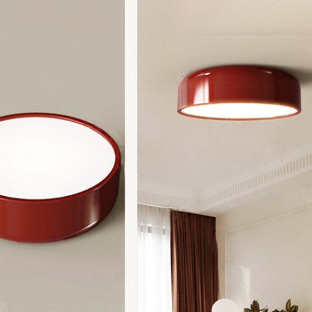 Modern Round LED Ceiling Light with Adjustable Brightness