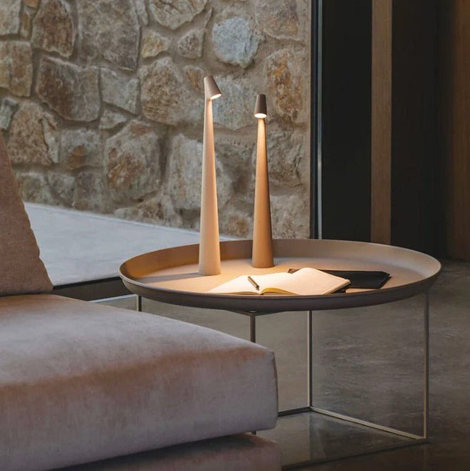 Portable Table Lamp Adjustable Brightness Compact Lighting