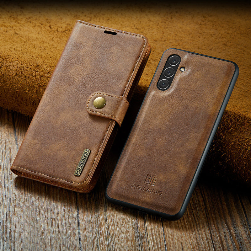 Premium Wallet Phonecase for Samsung Galaxy Magnetic Detachable Style