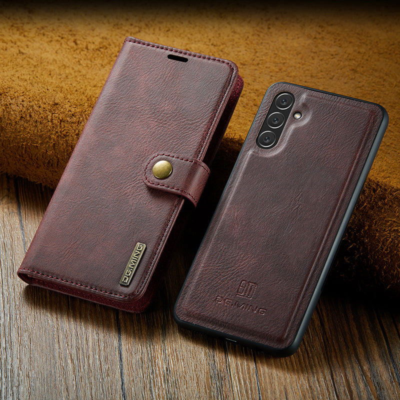 Premium Wallet Phonecase for Samsung Galaxy Magnetic Detachable Style