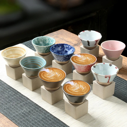 2‑Piece Traditional Mug Set with Artful Glaze