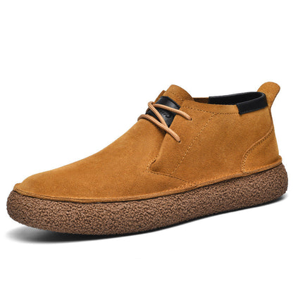 Men’s Mid-Top Dress Loafers Refined Fit, Rugged Sole