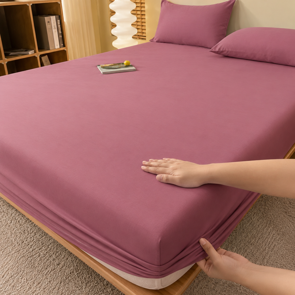 Lenzuolo con Angoli Extra Profondo – Biancheria da Letto Antirughe per Tutte le Stagioni