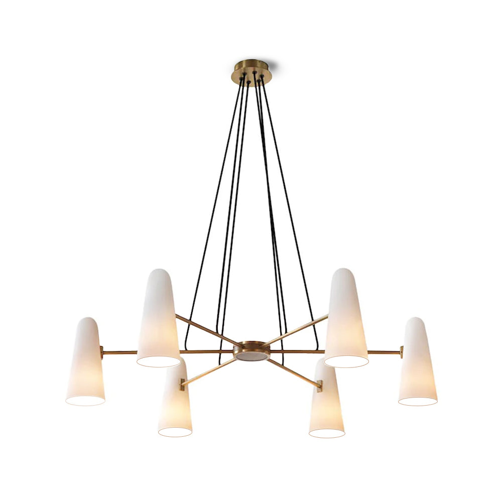 Decorative Multi-Head LED Ceiling Light with Soft Ambient Glow