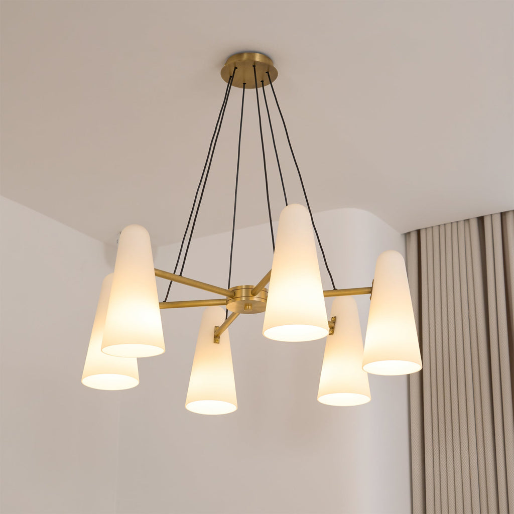 Decorative Multi-Head LED Ceiling Light with Soft Ambient Glow
