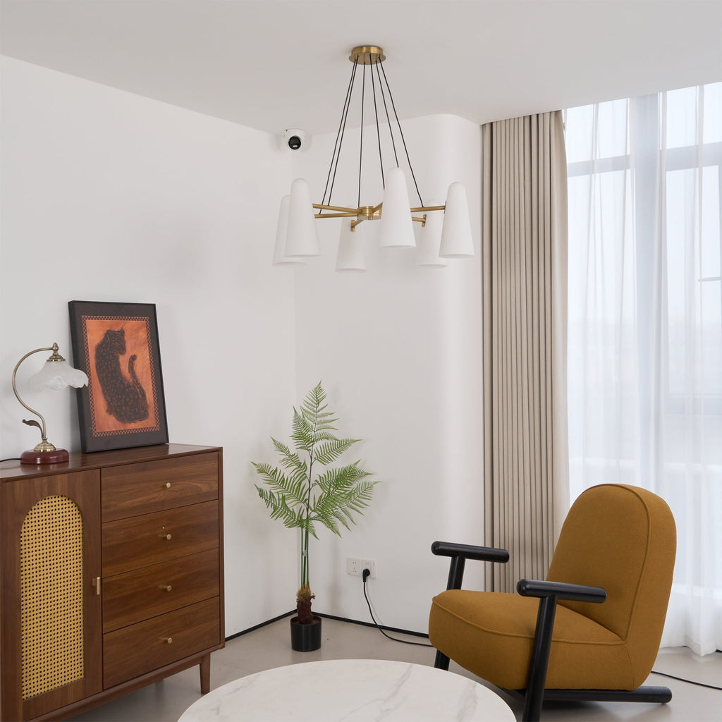 Decorative Multi-Head LED Ceiling Light with Soft Ambient Glow