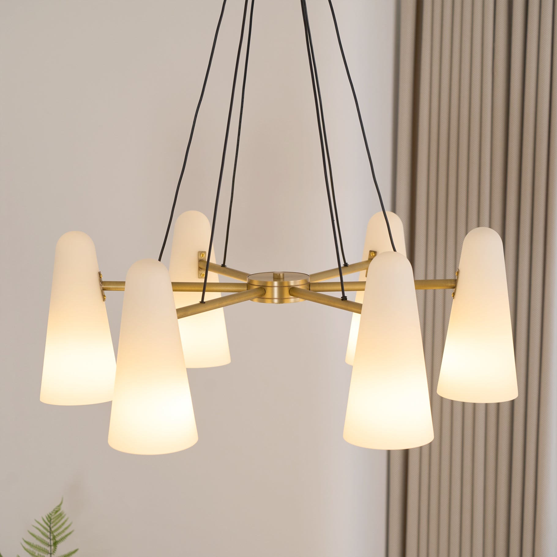 Decorative Multi-Head LED Ceiling Light with Soft Ambient Glow