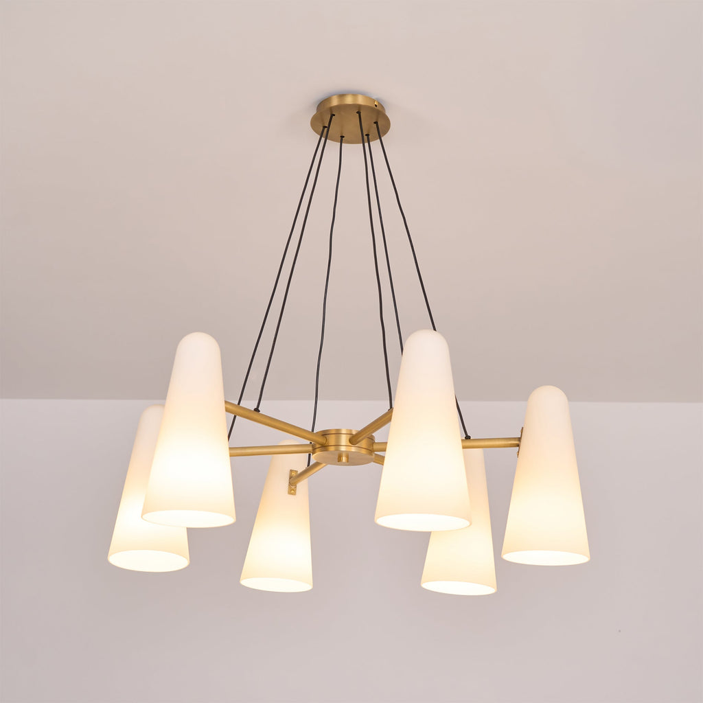 Decorative Multi-Head LED Ceiling Light with Soft Ambient Glow