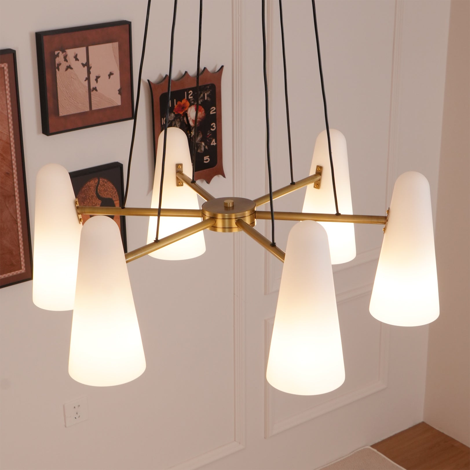 Decorative Multi-Head LED Ceiling Light with Soft Ambient Glow