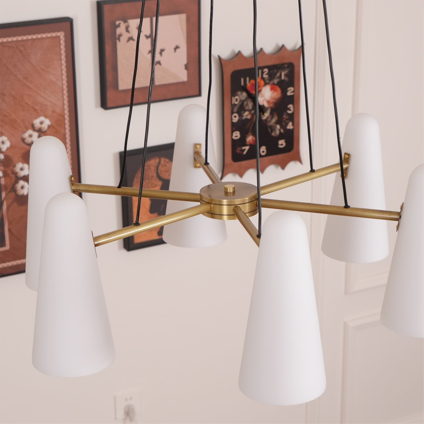 Decorative Multi-Head LED Ceiling Light with Soft Ambient Glow