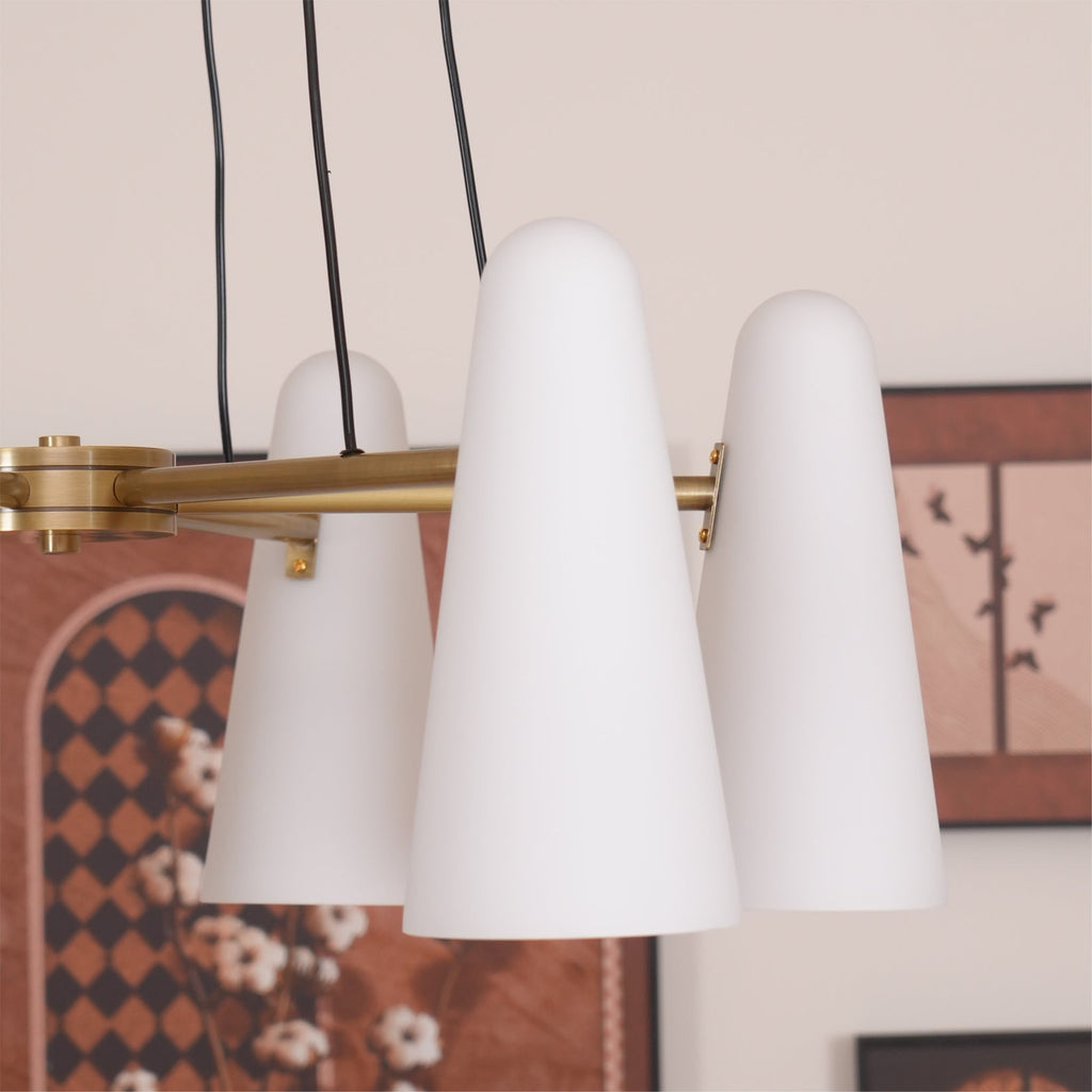 Decorative Multi-Head LED Ceiling Light with Soft Ambient Glow