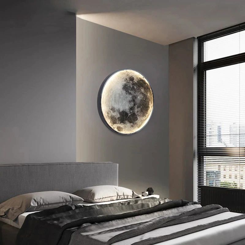 Moon Style Wall Light Decorative Ambient Lighting for Indoor Spaces