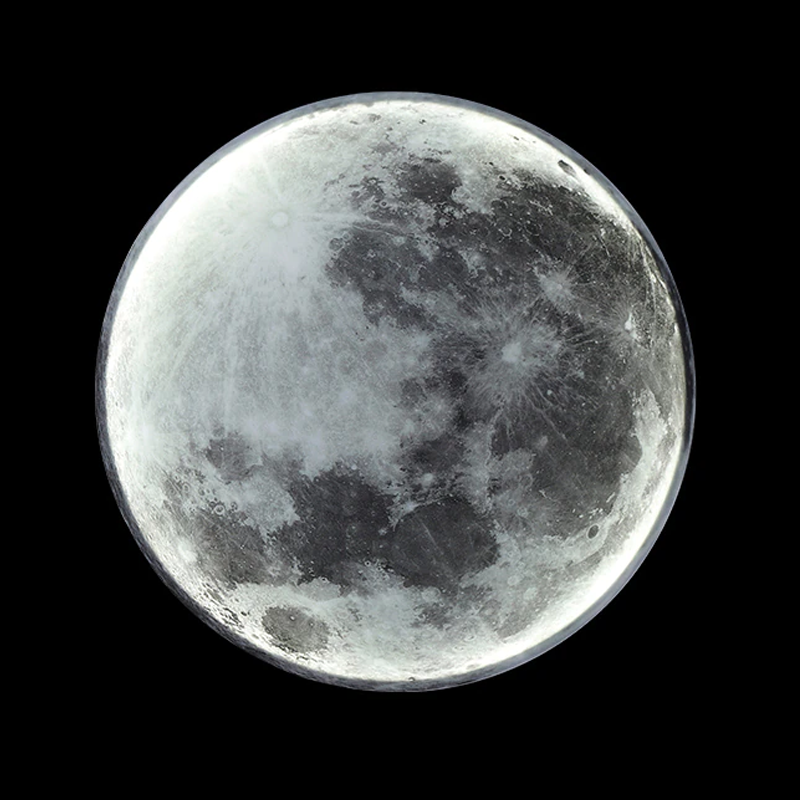 Moon Style Wall Light Decorative Ambient Lighting for Indoor Spaces