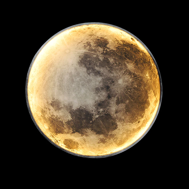 Moon Style Wall Light Decorative Ambient Lighting for Indoor Spaces