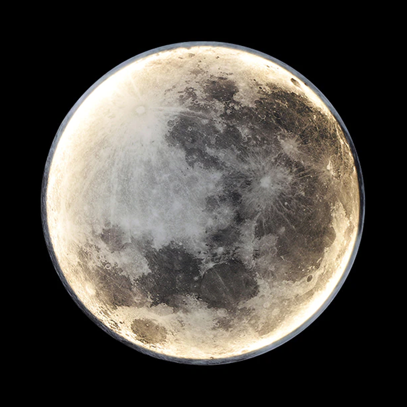 Moon Style Wall Light Decorative Ambient Lighting for Indoor Spaces