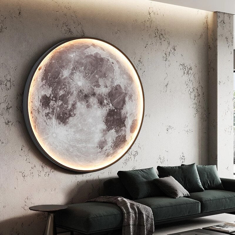Moon Style Wall Light Decorative Ambient Lighting for Indoor Spaces
