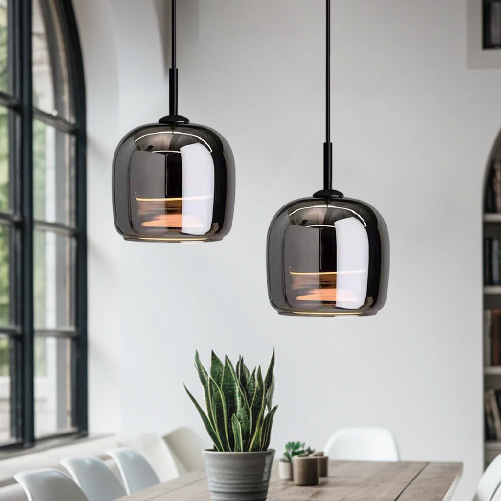 Contemporary Black Accent Pendant Ceiling Light