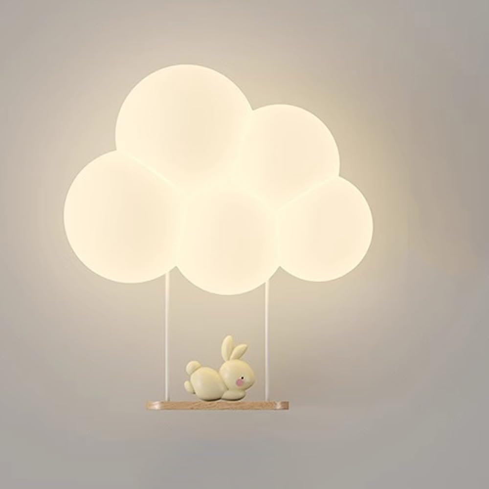 Kids Wall Mounted Night Light Cloud Design LED Lamp