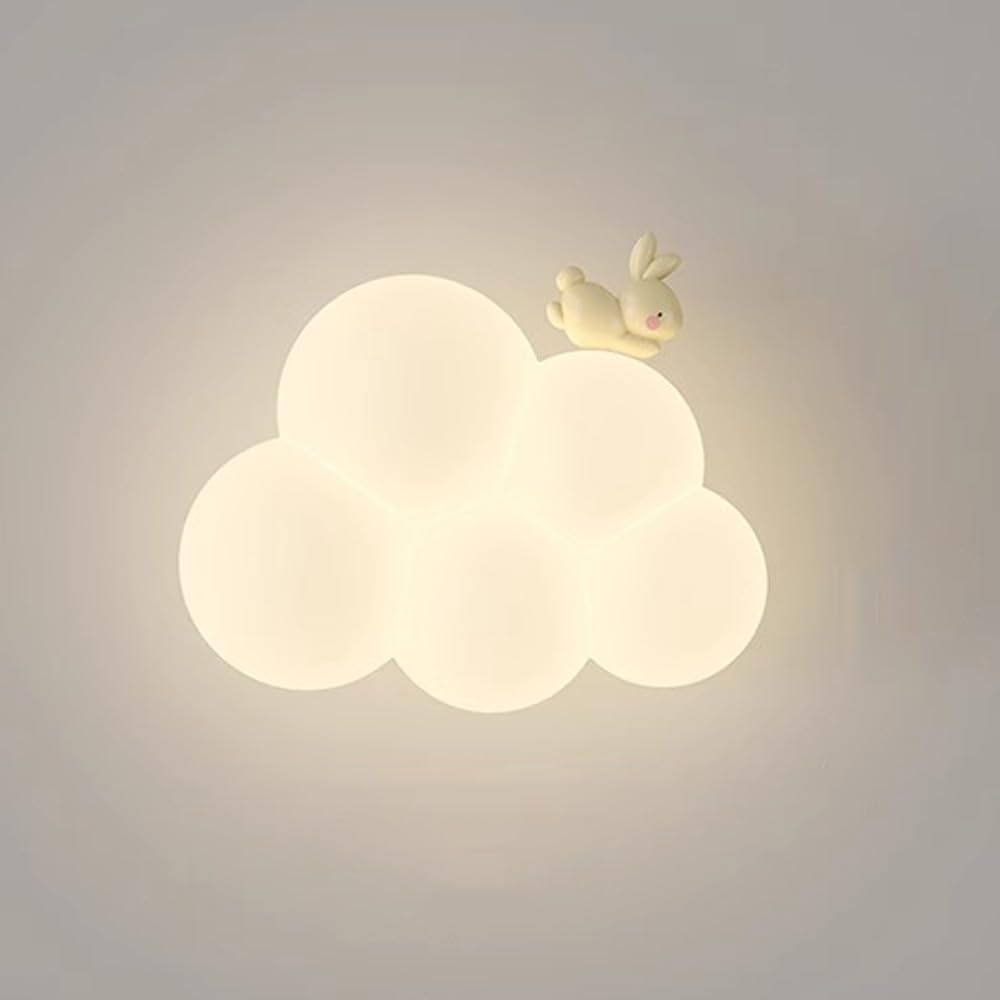 Kids Wall Mounted Night Light Cloud Design LED Lamp
