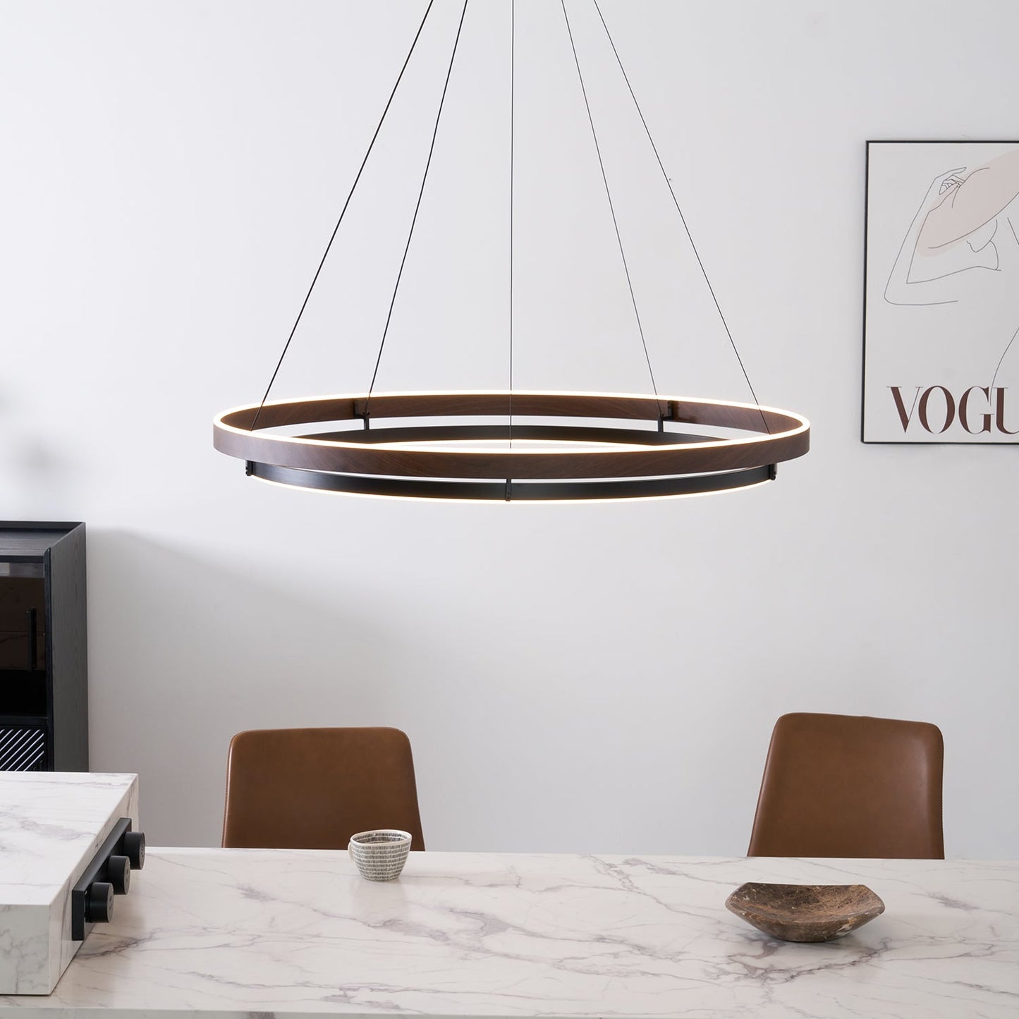 Aureon Halo Pendant Chandelier