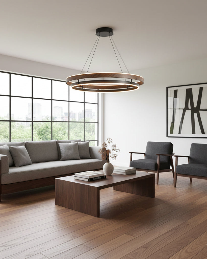 Aureon Halo Pendant Chandelier