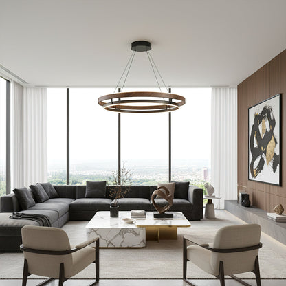 Aureon Halo Pendant Chandelier