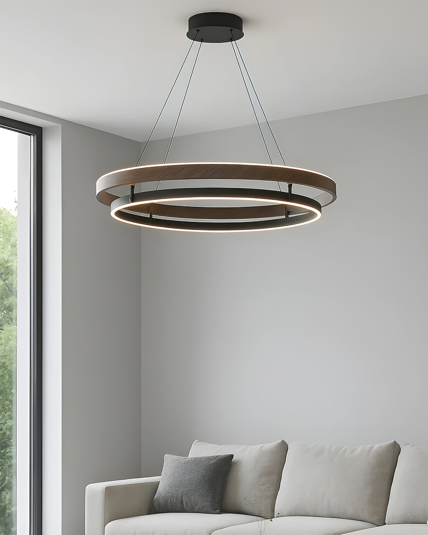 Aureon Halo Pendant Chandelier